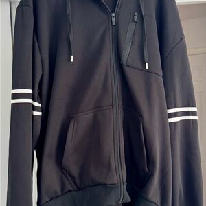 Chrisuno Men's Fleece Fashion Hooded Sweatshirt Zip Up Sweater Hoodie Jacket